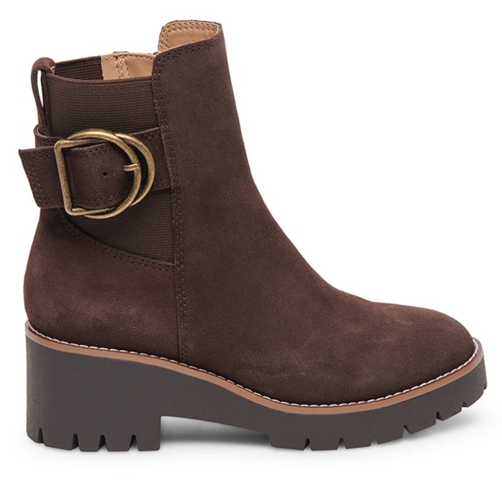 NWOT Blondo Dakota Waterproof Ankle Boot. Color: Java Suede Size: 7.5